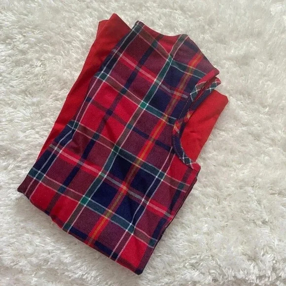 Children: Girls plaid romper/skort, Sears brand 6 - Vintage - Picture 12 of 12